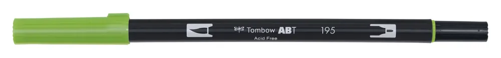 Tombow Pisak dwustronny Dual Brush Pen - - Light Green