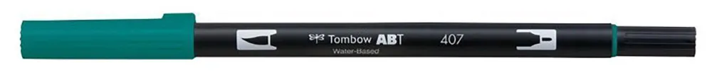 Tombow Pisak dwustronny Dual Brush Pen - - Bright Blue > Markery, Brushpeny I Pisaki