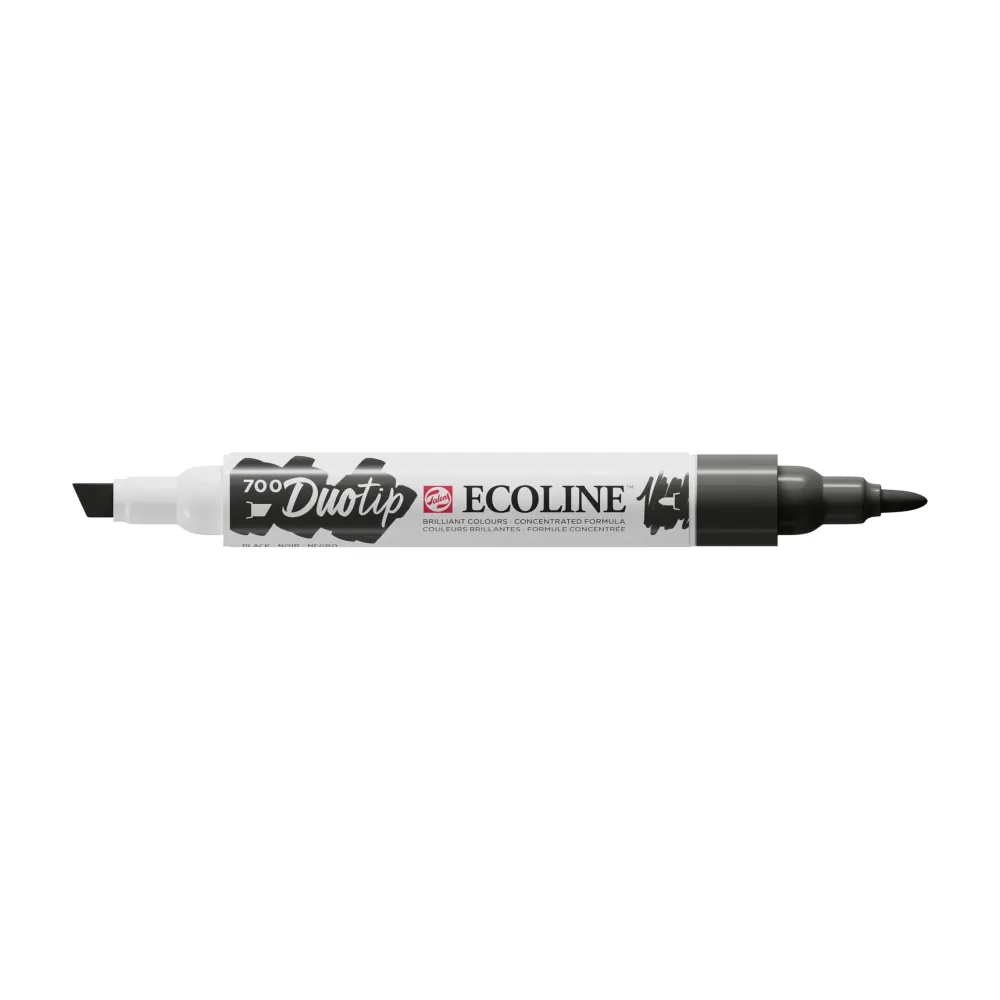 Talens Pisak dwustronny Ecoline Duotip - - 700, Black