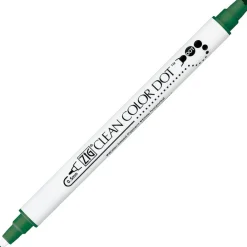 Kuretake Pisak dwustronny Zig Clean Color Dot - - Green
