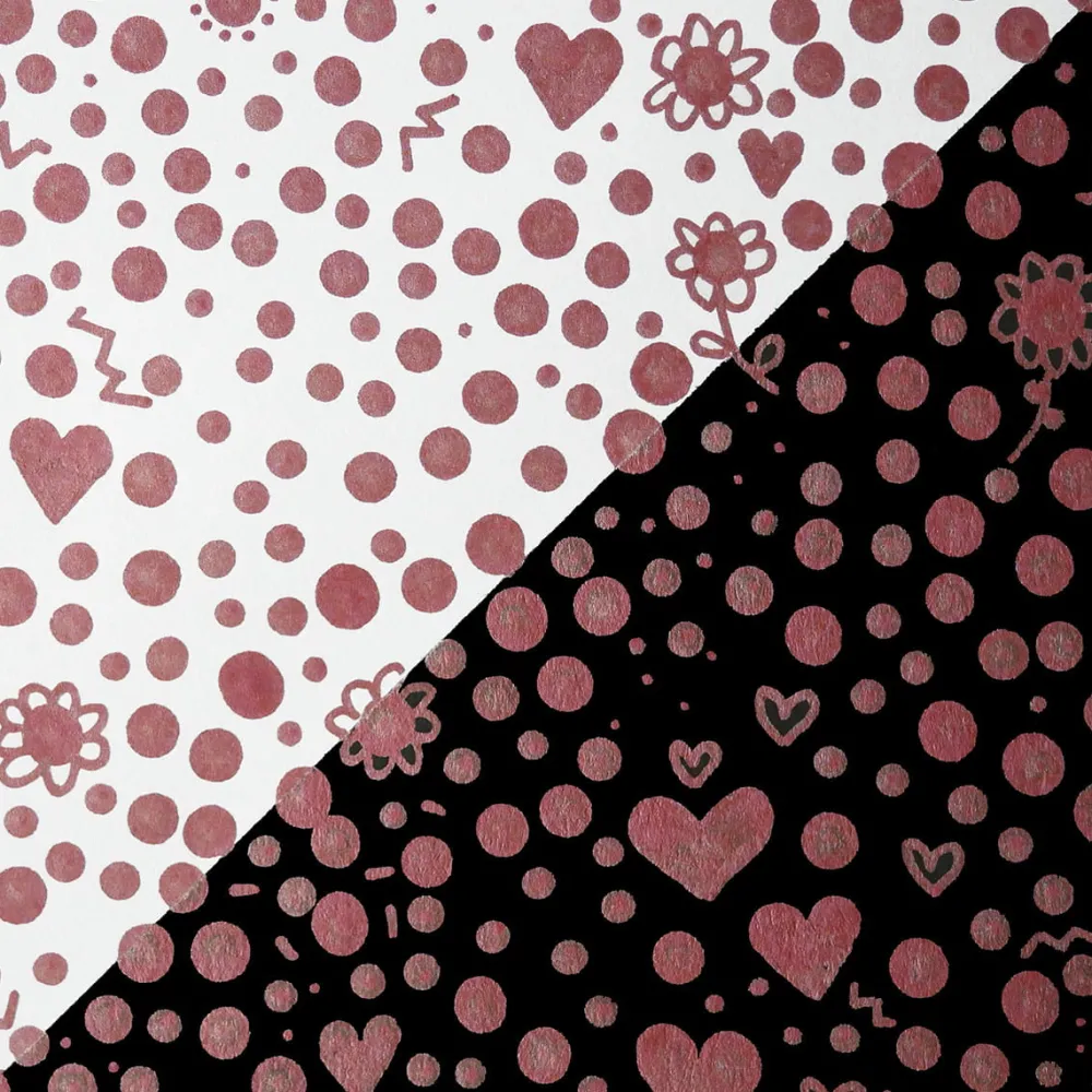 Kuretake Pisak dwustronny Zig Clean Color Dot Metallic - - Red