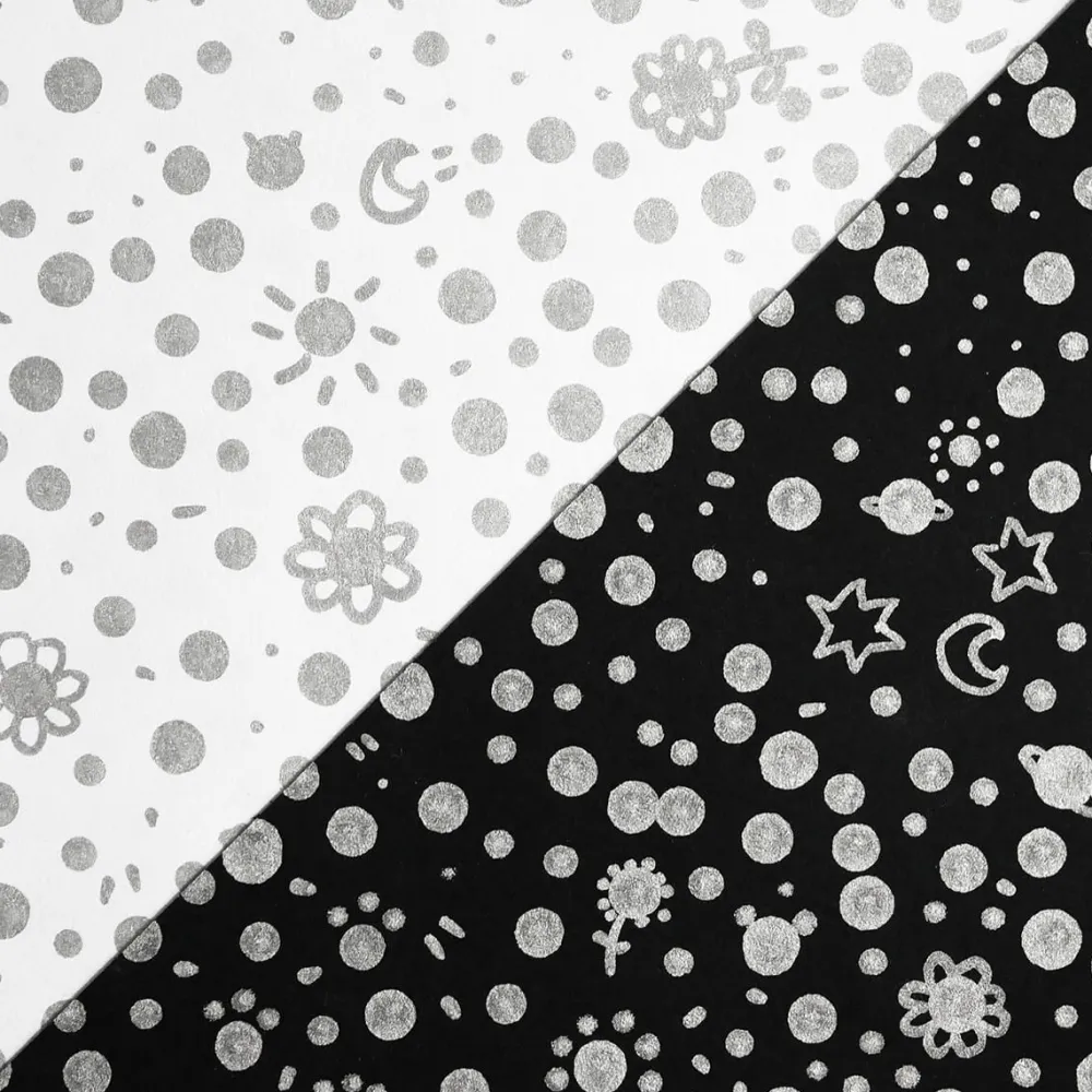 Kuretake Pisak dwustronny Zig Clean Color Dot Metallic - - Silver