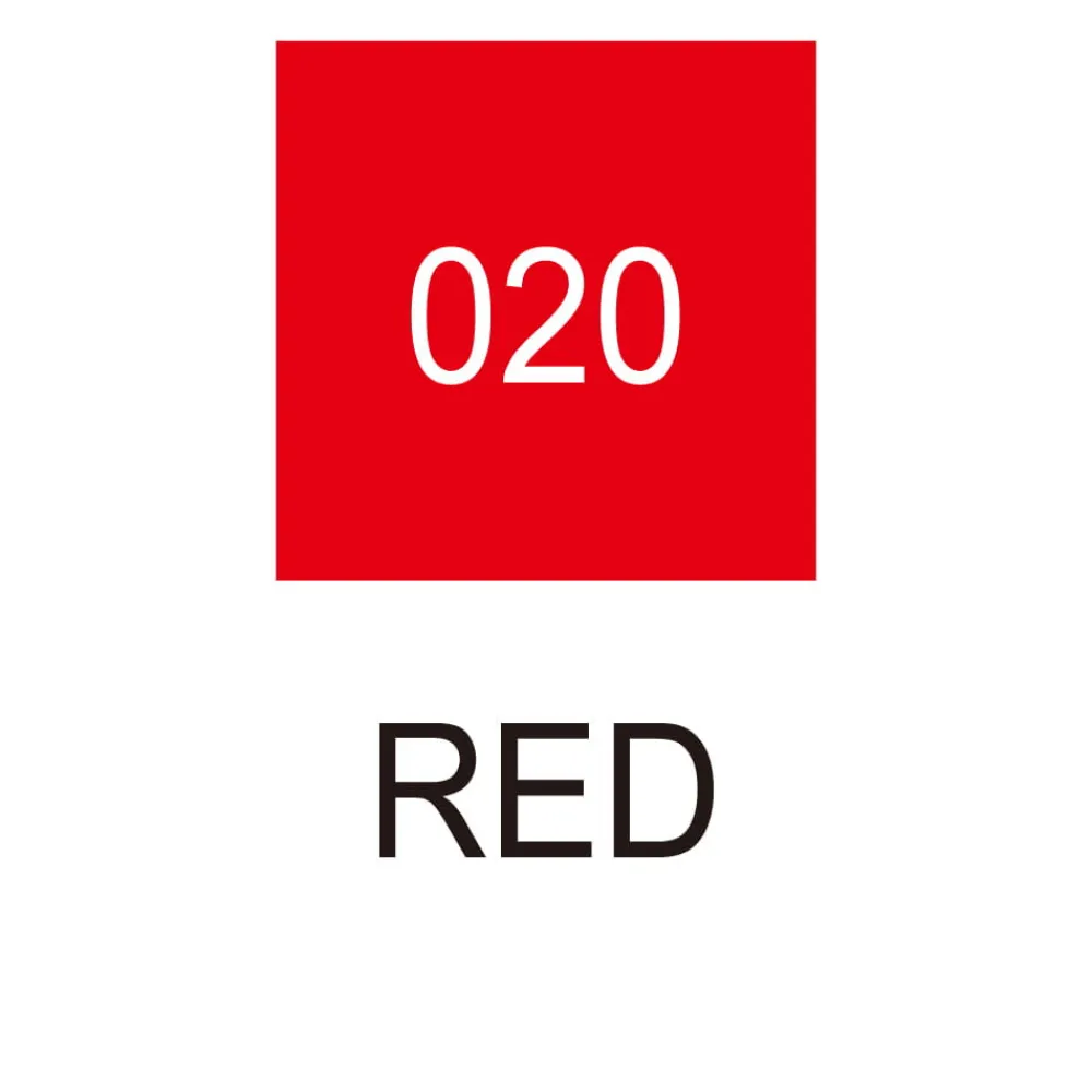 Kuretake Pisak dwustronny Zig Clean Color Dot - - Red
