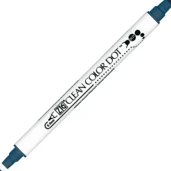 Kuretake Pisak dwustronny Zig Clean Color Dot - - Denim