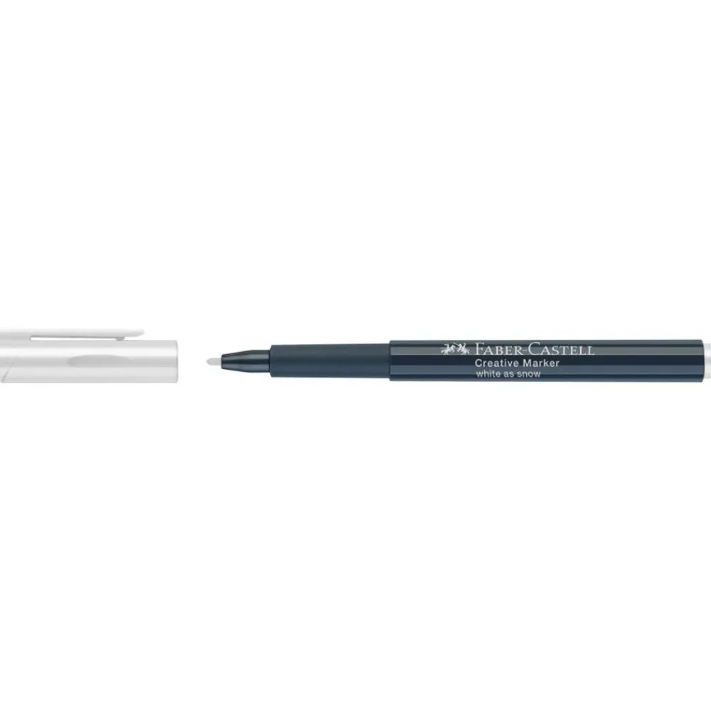 Faber-Castell Pisak kreatywny Creative Marker - - biały, 1,5 mm