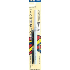 Kuretake Pisak pędzelkowy Brush Pen Hoso Taku 7 - - czarny ><noscript><img width=