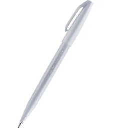 Pentel Pisak pędzelkowy Brush Sign Pen - - jasnoszary