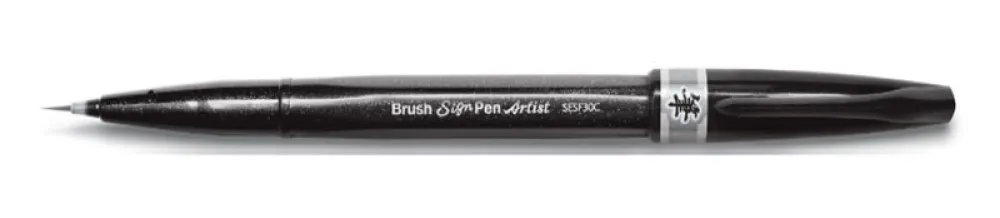 Pentel Pisak pędzelkowy Brush Sign Pen Artist - - żółty > Pisaki Kaligraficzne