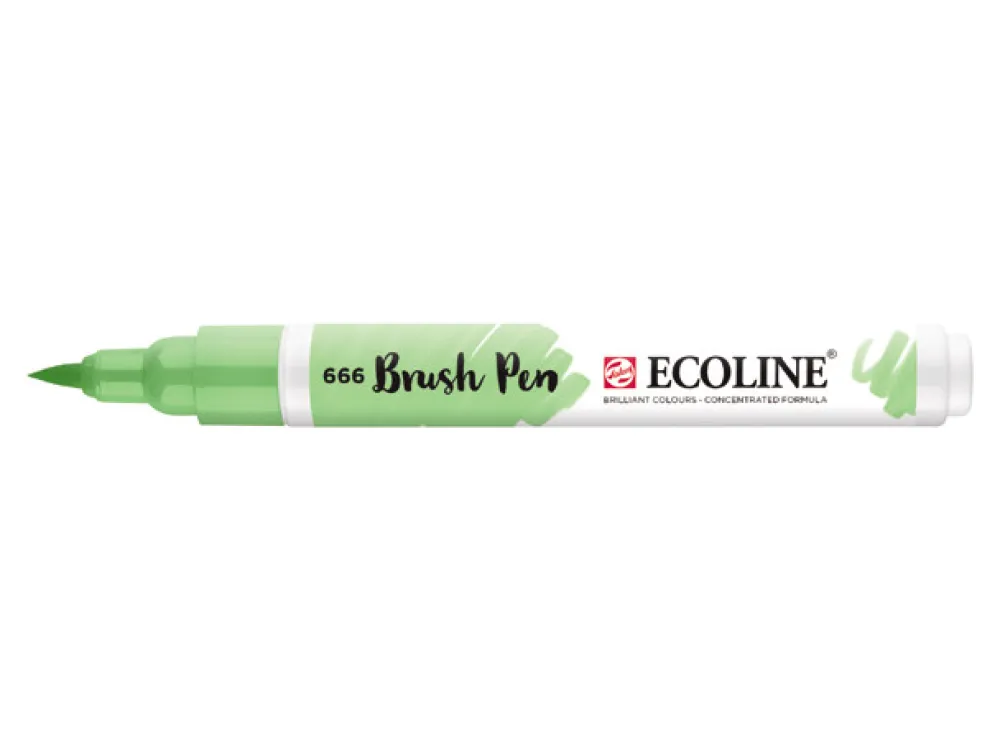 Talens Pisak pędzelkowy Ecoline - - Pastel Green > Markery, Brushpeny I Pisaki|Pisaki Kaligraficzne