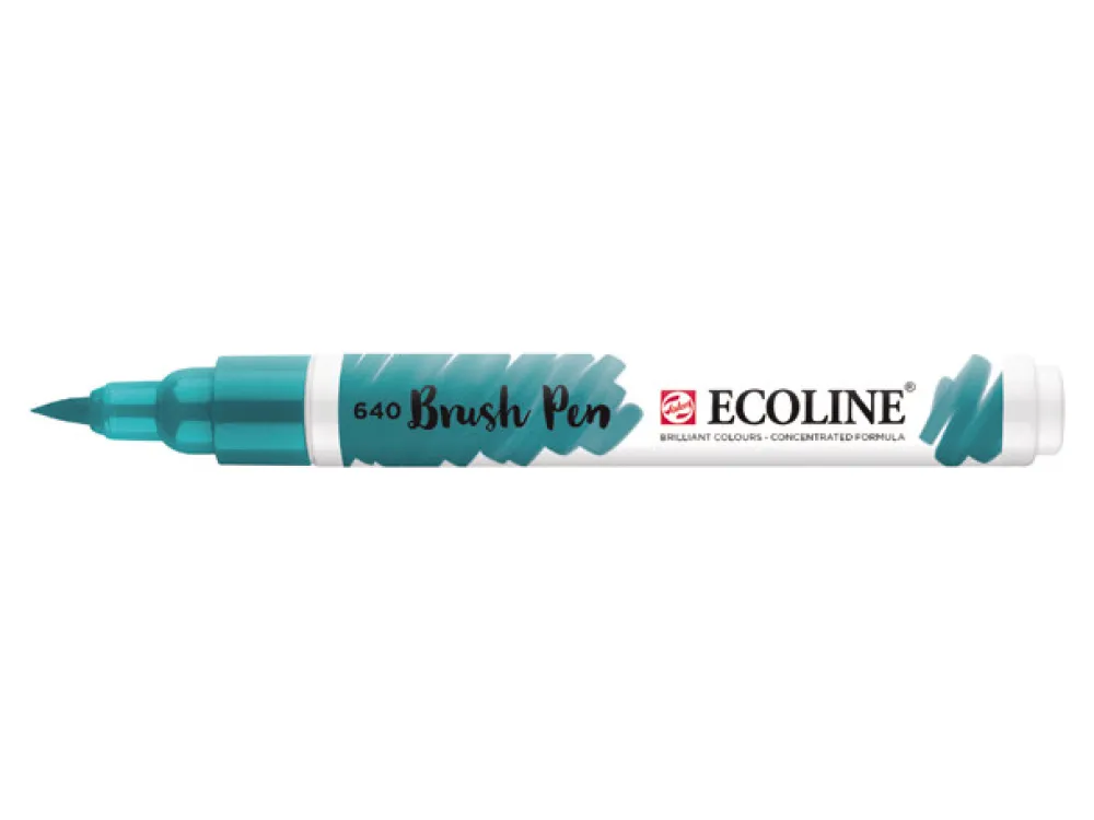 Talens Pisak pędzelkowy Ecoline - - Bluish Green