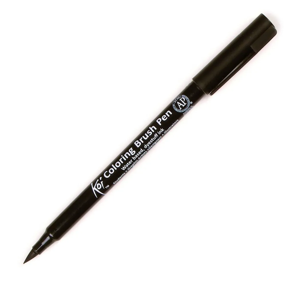 Sakura Pisak pędzelkowy Koi Coloring Brush Pen - - czarny