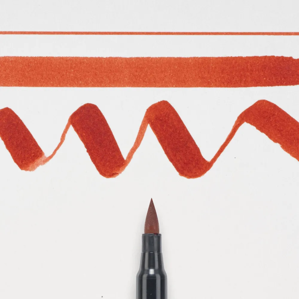 Sakura Pisak pędzelkowy Koi Coloring Brush Pen - - Red