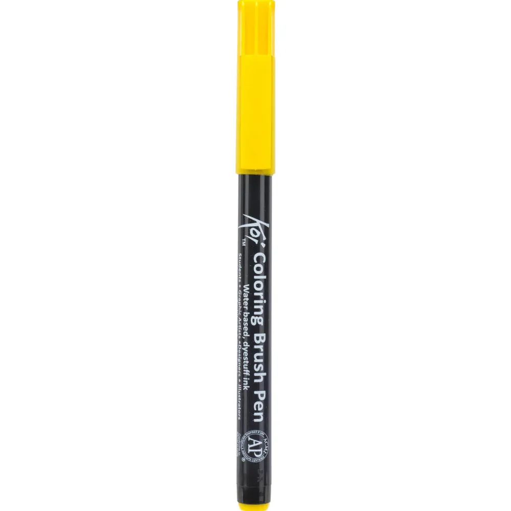Sakura Pisak pędzelkowy Koi Coloring Brush Pen - - Yellow