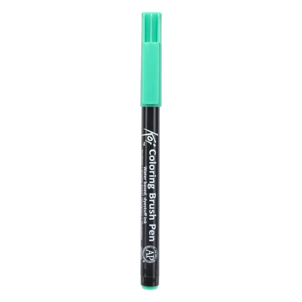 Sakura Pisak pędzelkowy Koi Coloring Brush Pen - - Blue Green Light