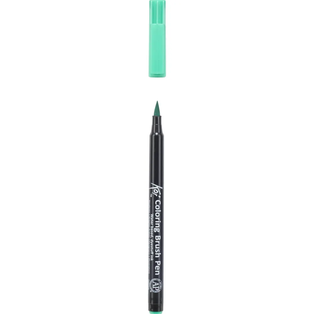 Sakura Pisak pędzelkowy Koi Coloring Brush Pen - - Blue Green Light