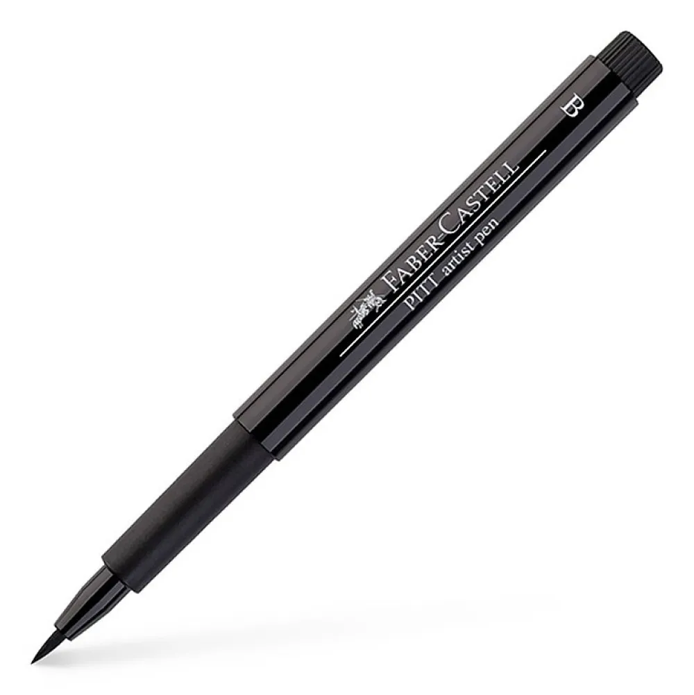 Faber-Castell Pisak pędzelkowy Pitt Artist Pen - - 199, Black > Markery, Brushpeny I Pisaki|Pisaki Kaligraficzne