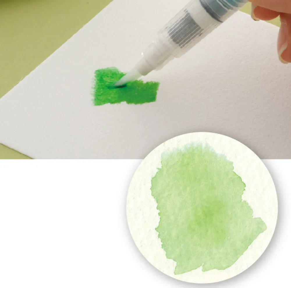 Kuretake Pisak pędzelkowy Zig Clean Color Real Brush - - 010, Black > Markery, Brushpeny I Pisaki