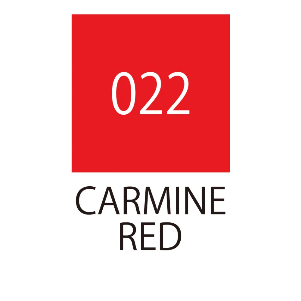 Kuretake Pisak pędzelkowy Zig Fudebiyori - - Carmine Red