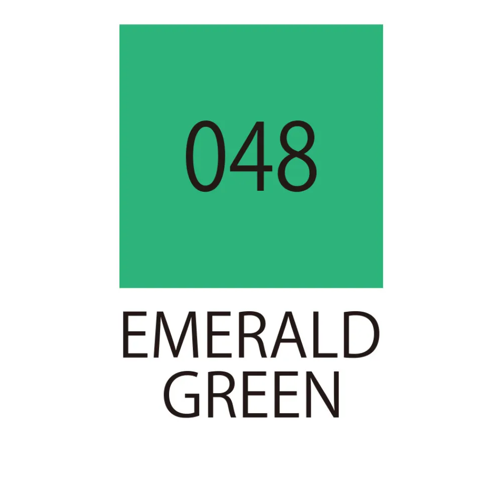 Kuretake Pisak pędzelkowy Zig Fudebiyori - - Emerald Green > Markery, Brushpeny I Pisaki