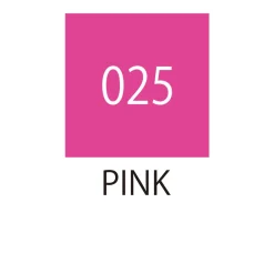 Kuretake Pisak pędzelkowy Zig Fudebiyori - - Pink