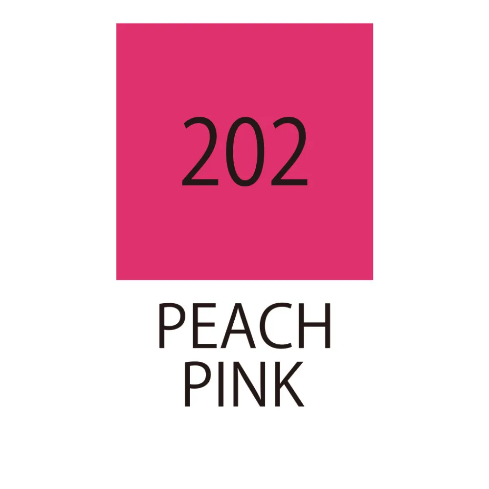 Kuretake Pisak pędzelkowy Zig Fudebiyori - - Peach Pink