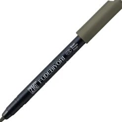 Kuretake Pisak pędzelkowy Zig Fudebiyori - - Gray Brown