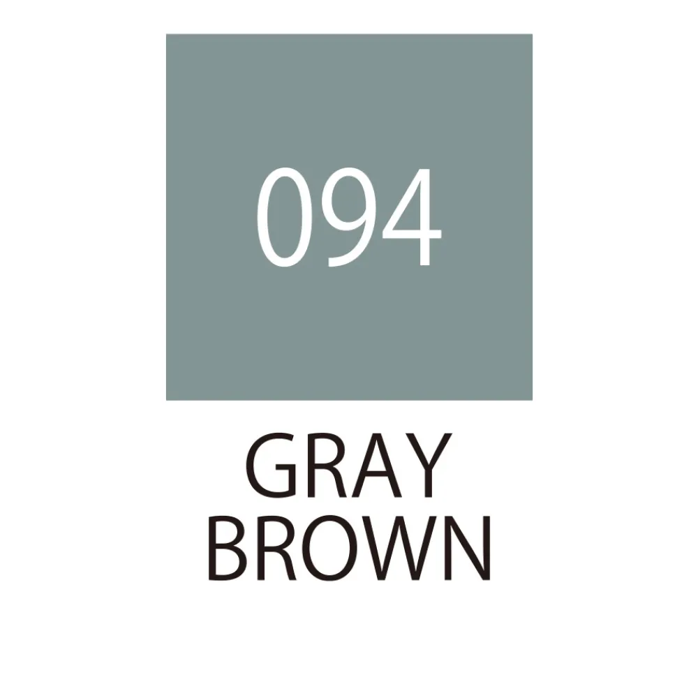 Kuretake Pisak pędzelkowy Zig Fudebiyori - - Gray Brown