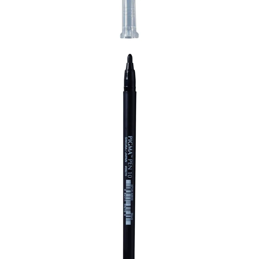 Sakura Pisak Pigma Pen 10 - - czarny, 0,7 mm > Markery, Brushpeny I Pisaki|Pisaki Kaligraficzne