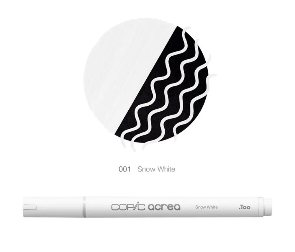 Copic Pisak pigmentowy Acrea - 001 Snow White