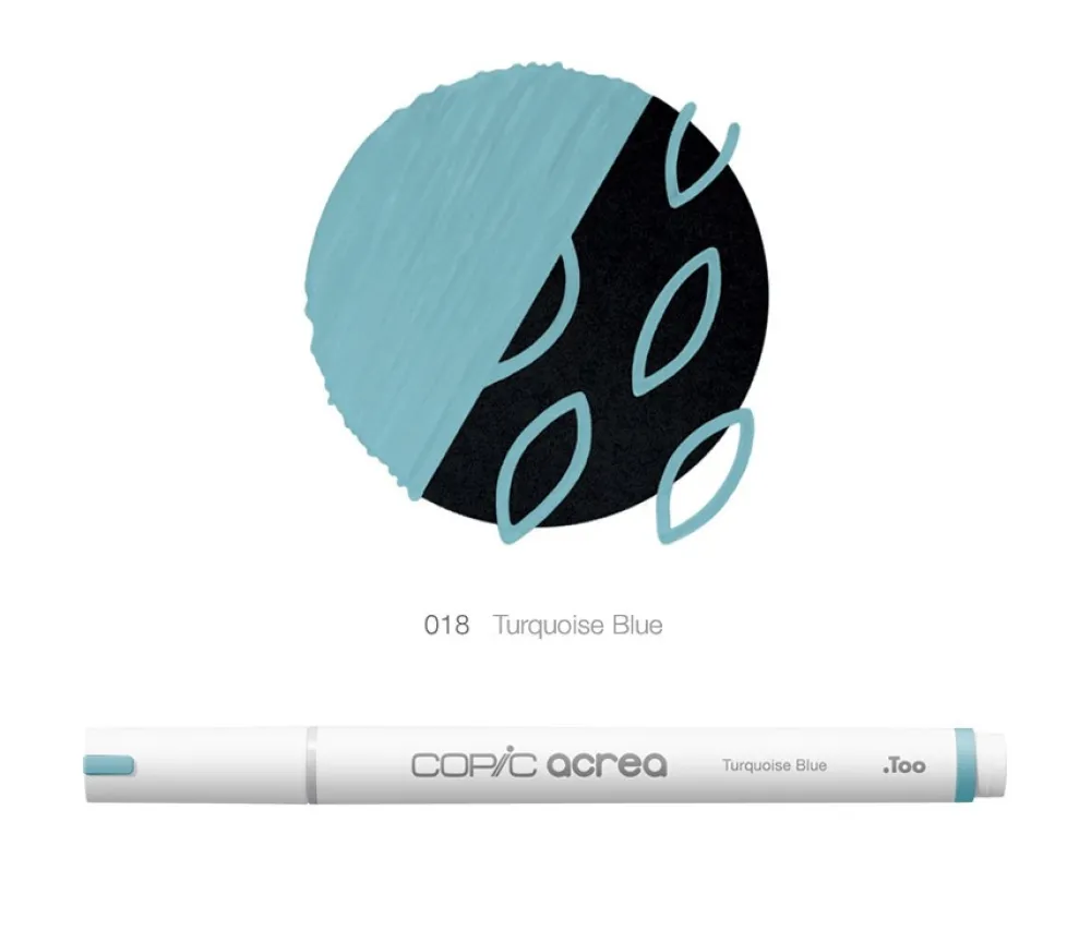 Copic Pisak pigmentowy Acrea - 018 Turquoise Blue
