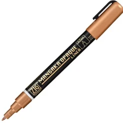 Kuretake Pisak ZIG Cartoonist Mangaka Opaque Liner - - miedziany, 0,7 mm ><noscript><img width=