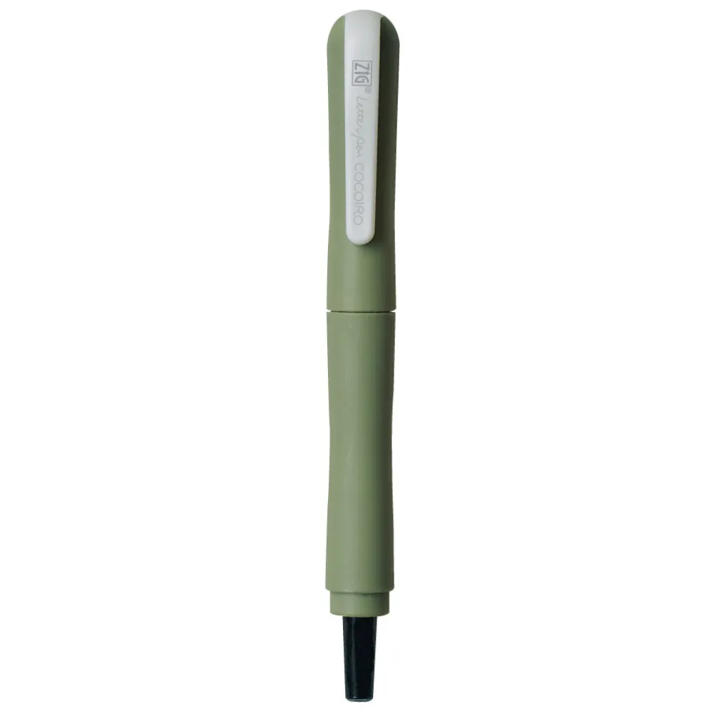 Kuretake Pisak ZIG Cocoiro Letter Pen - - Smoky Olive