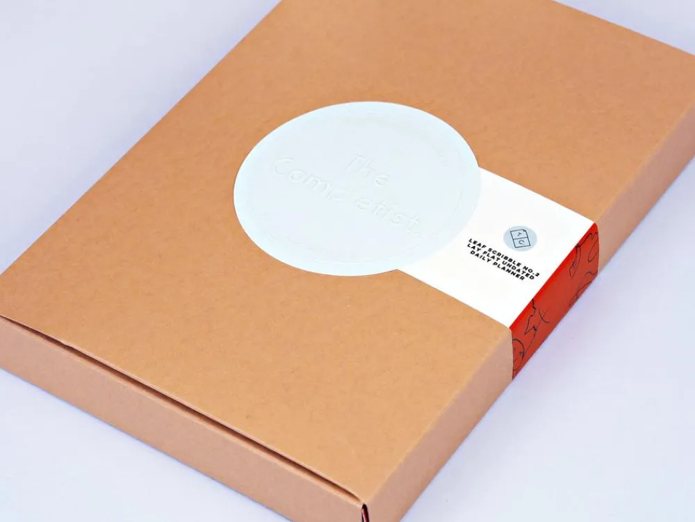 The Completist. Planer dzienny Leaf Scribble no. 2, A5 - - 90 g/m2 > Planery Niedatowane