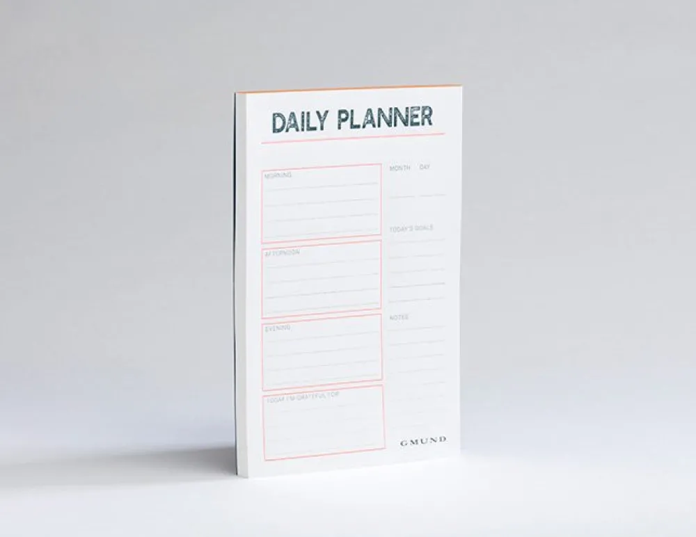 Gmund Planer dzienny Letterpress - - Neon Orange 50 ark.