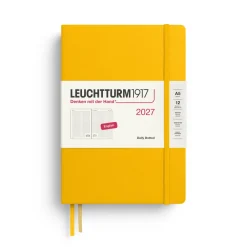 Leuchtturm1917 Planer dzienny w kropki 2027 – – Sunflower A5 > Kalendarze Książkowe