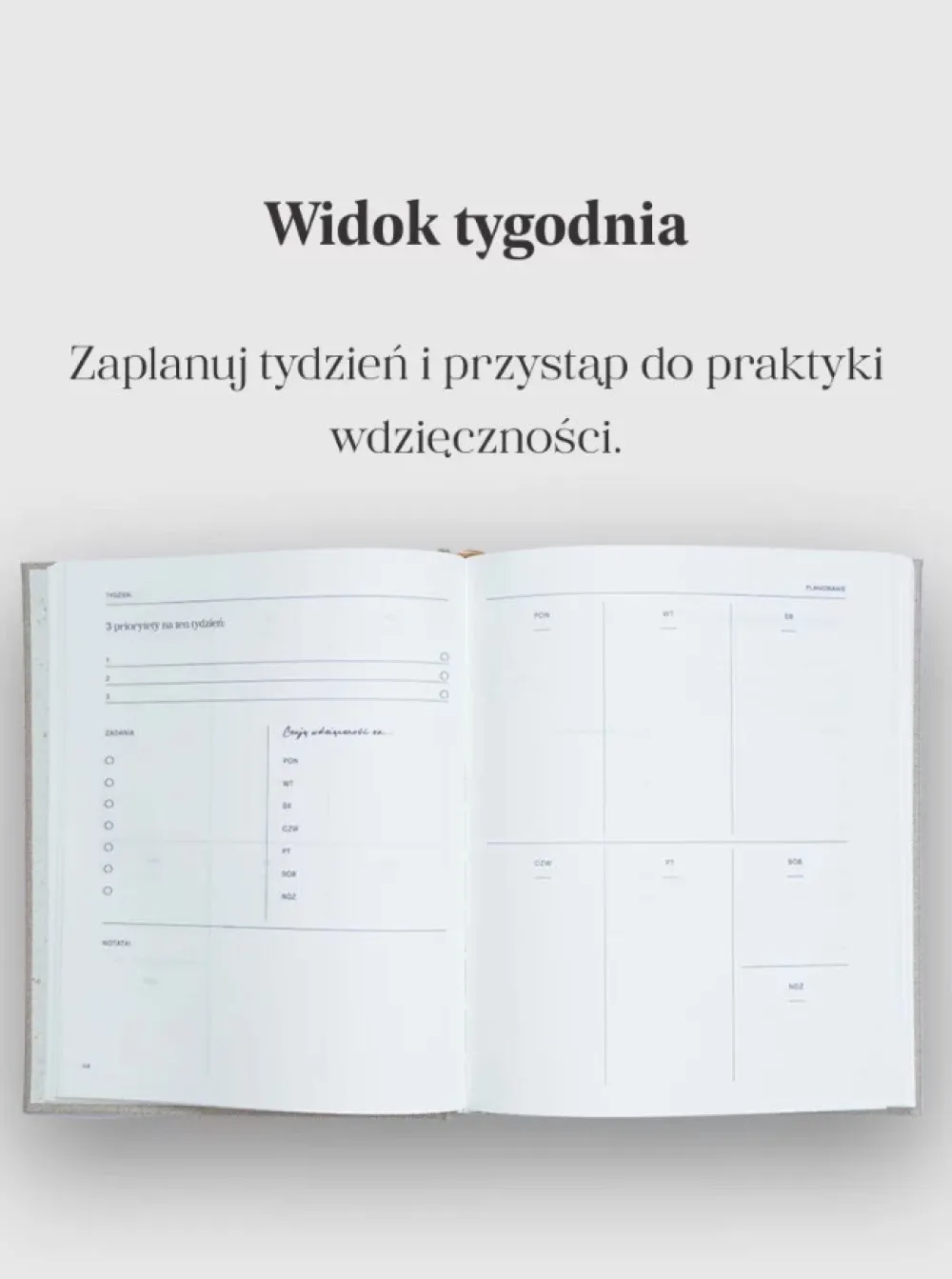 Jasnie Plan Planer Jaśnie Plan niedatowany - niebieski