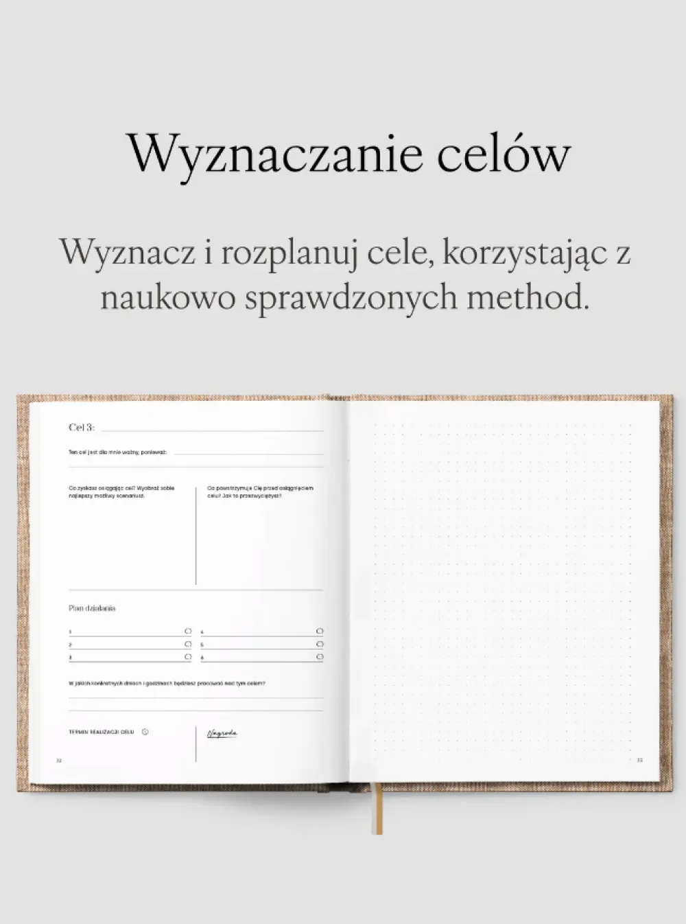 Jasnie Plan Planer Jaśnie Plan niedatowany - brązowy > Planery Niedatowane