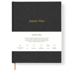 Jasnie Plan Planer Jaśnie Plan niedatowany - grafitowy ><noscript><img width=