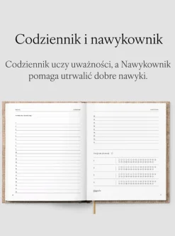 Jasnie Plan Planer Jaśnie Plan niedatowany - bordowy > Planery Niedatowane