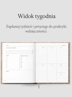 Jasnie Plan Planer Jaśnie Plan niedatowany - bordowy > Planery Niedatowane