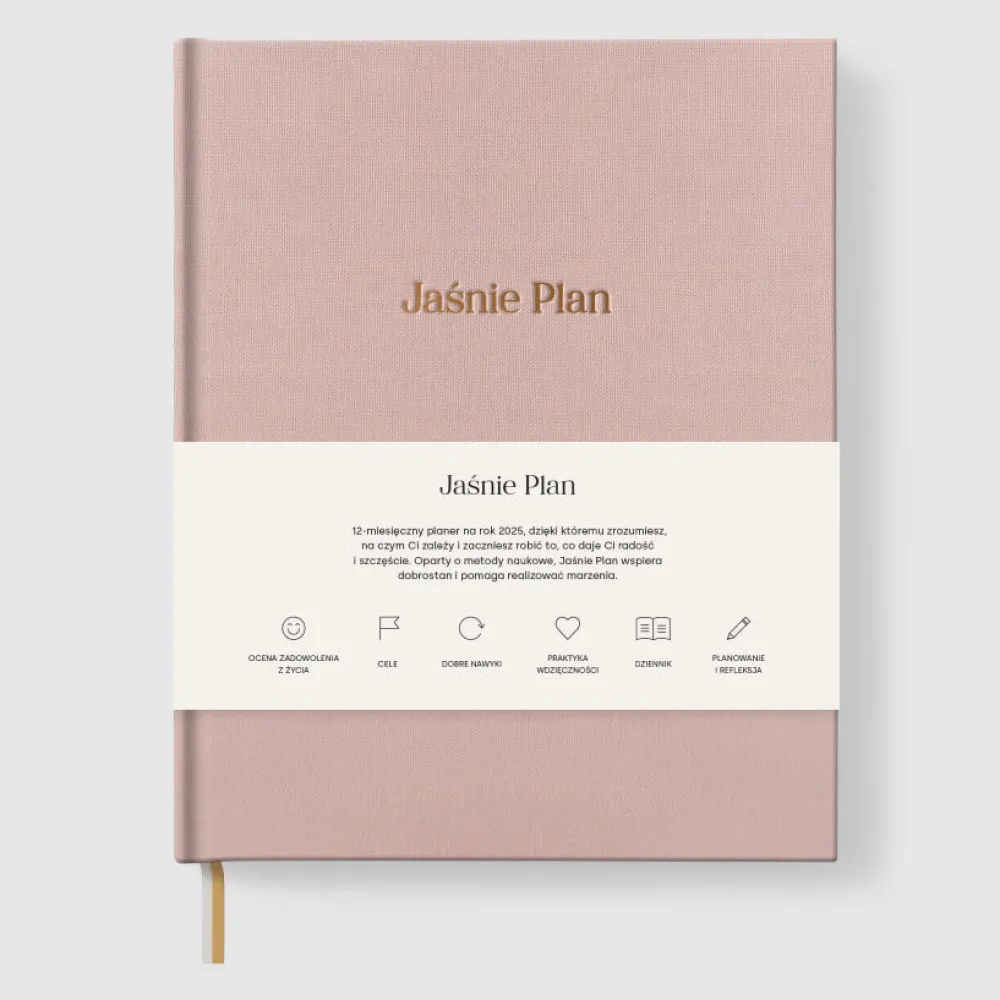 Jasnie Plan Planer niedatowany - Jaśnie Plan - Baby Pink