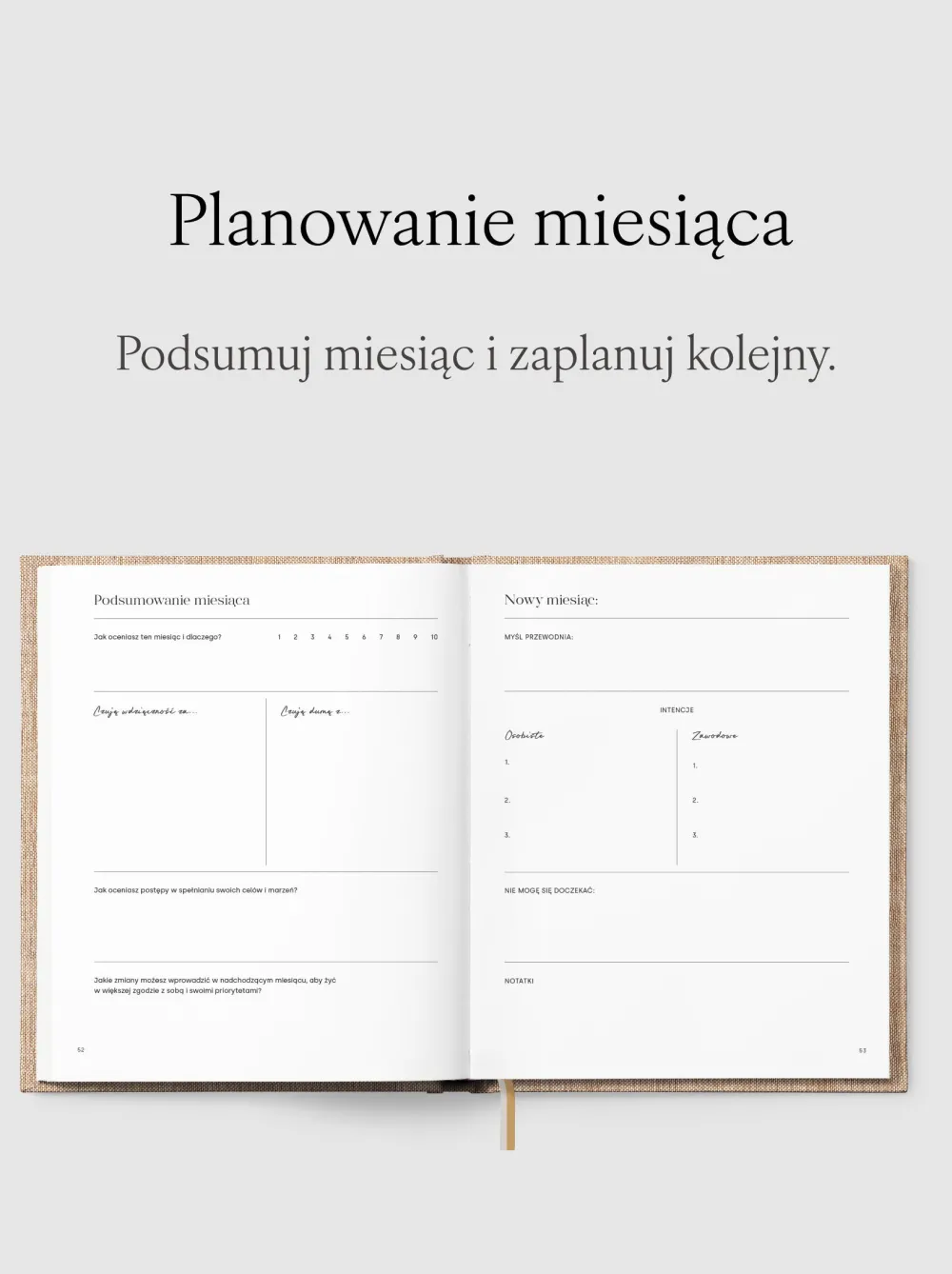 Jasnie Plan Planer niedatowany - Jaśnie Plan - Baby Pink