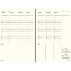 Leuchtturm1917 Planer tygodniowy akademicki 2026/2027 A5 - - Forest Green