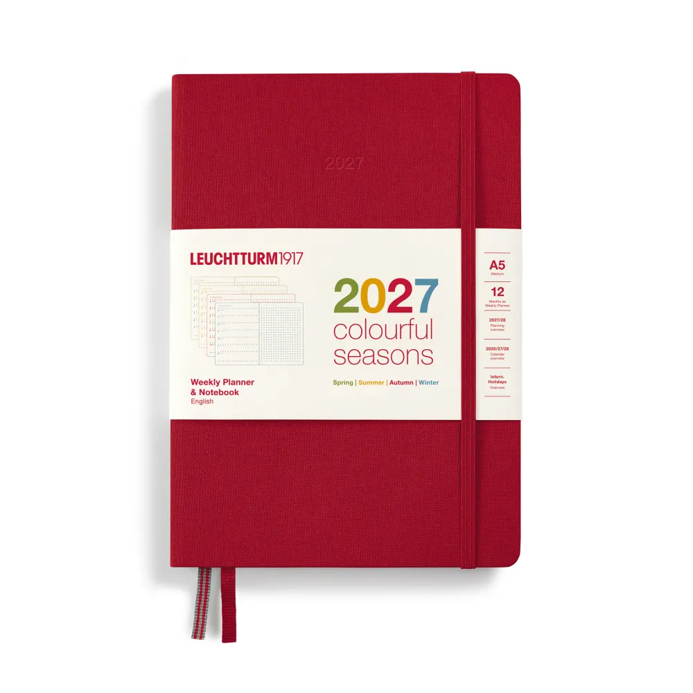 Leuchtturm1917 Planer tygodniowy Colourful Seasons 2027 - - Autumn