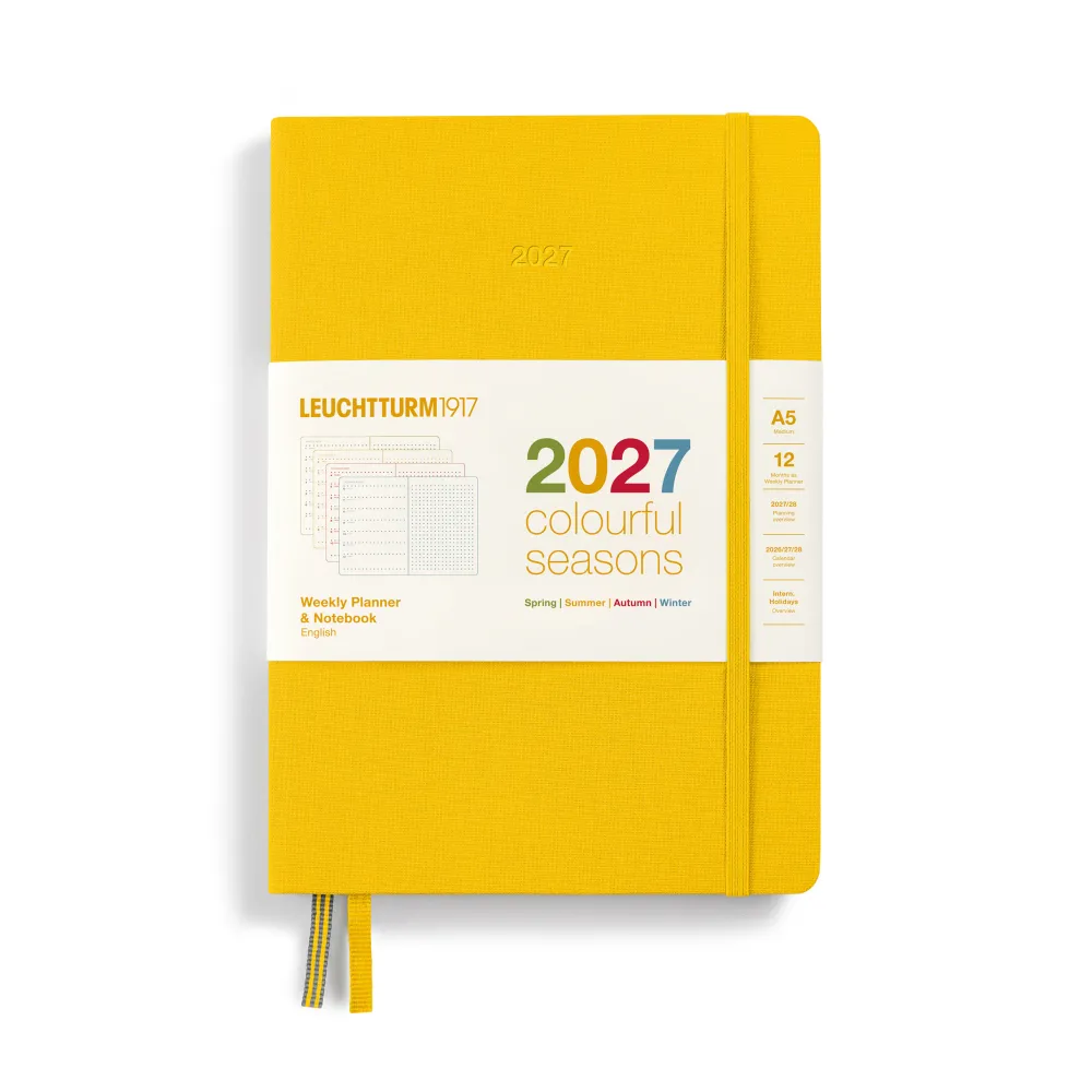 Leuchtturm1917 Planer tygodniowy Colourful Seasons 2027 - - Summer > Kalendarze Książkowe