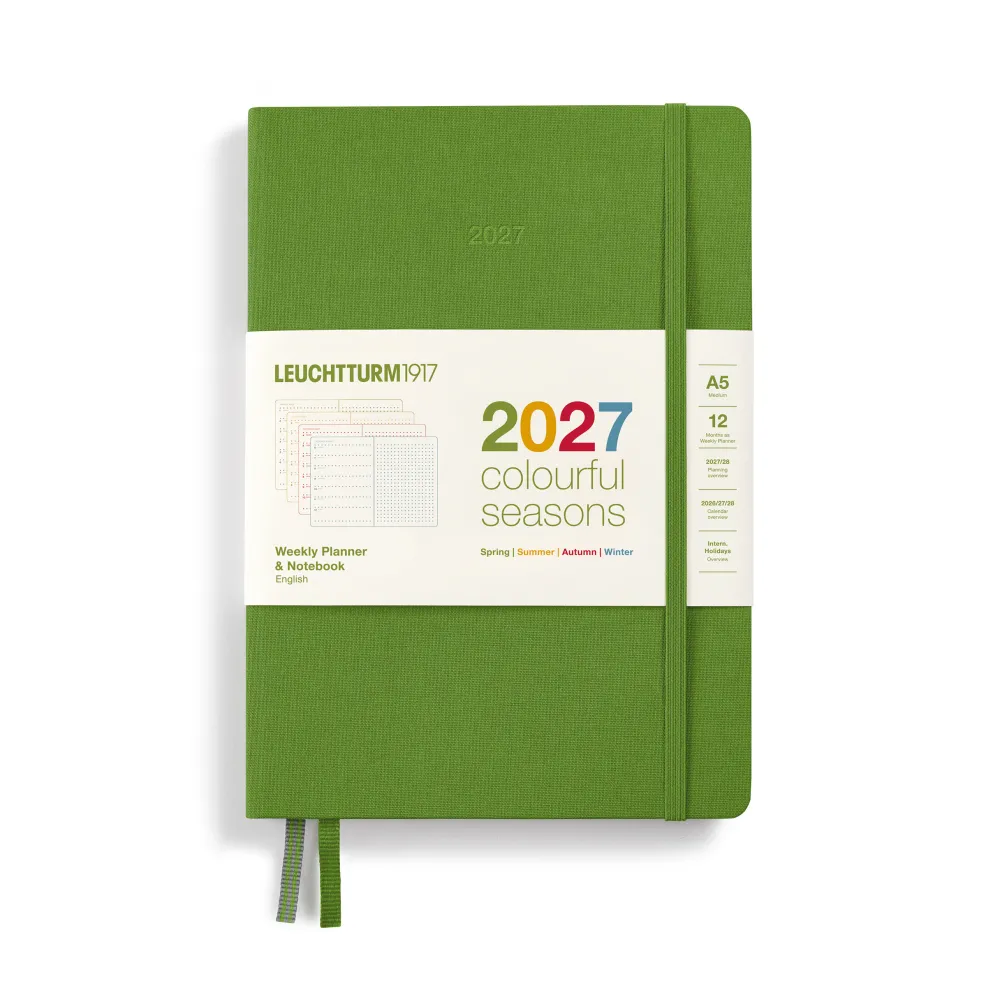 Leuchtturm1917 Planer tygodniowy Colourful Seasons 2027 - - Spring