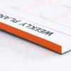 Gmund Planer tygodniowy Letterpress - - Neon Orange 50 ark. > Planery Niedatowane
