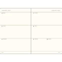 Leuchtturm1917 Planer tygodniowy 2027 - - Dusty Rose A5 > Kalendarze Książkowe