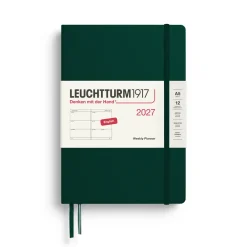 Leuchtturm1917 Planer tygodniowy 2027 - - Forest Green A5