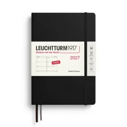 Leuchtturm1917 Planer tygodniowy 2027 – – Black A5 ><noscript><img width=
